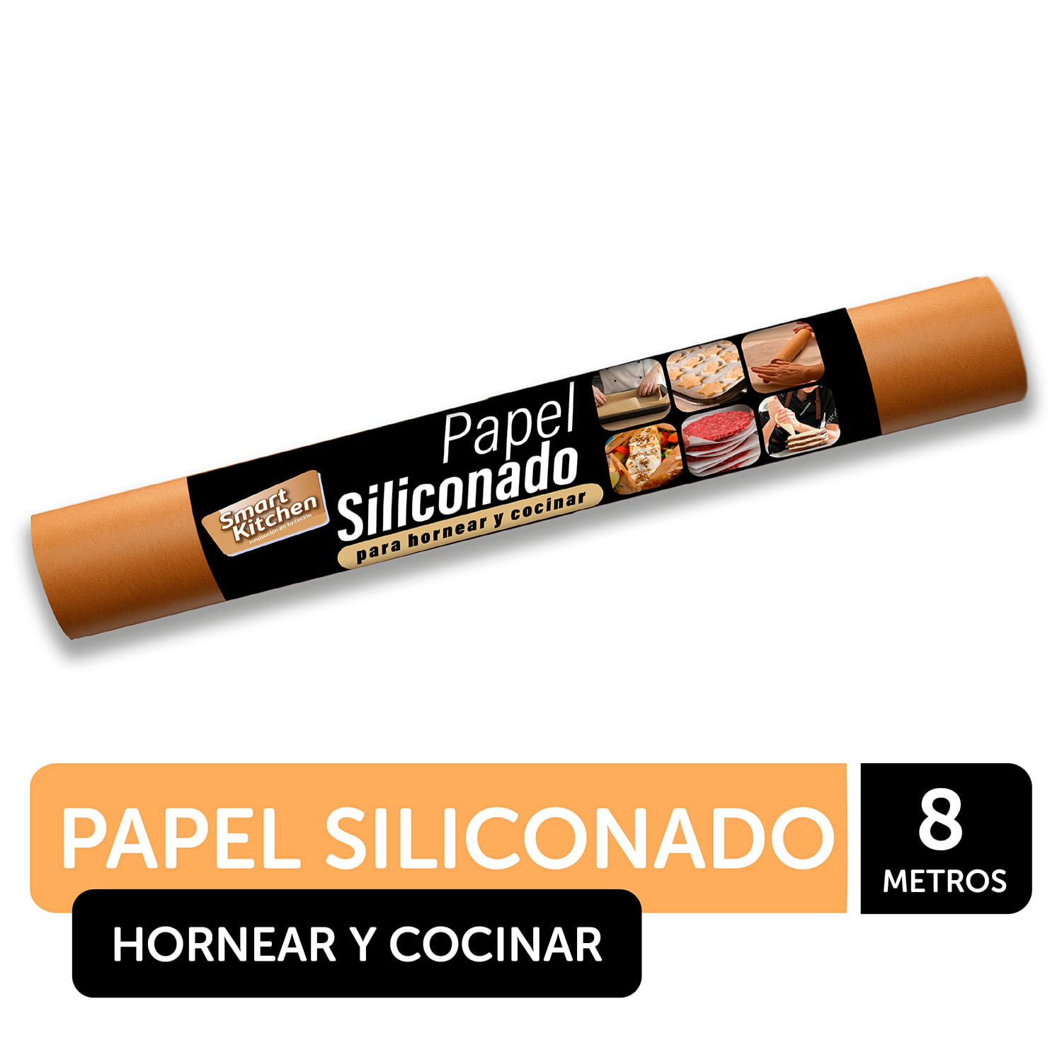 Papel Siliconado Rollo 38 cm x 8 m