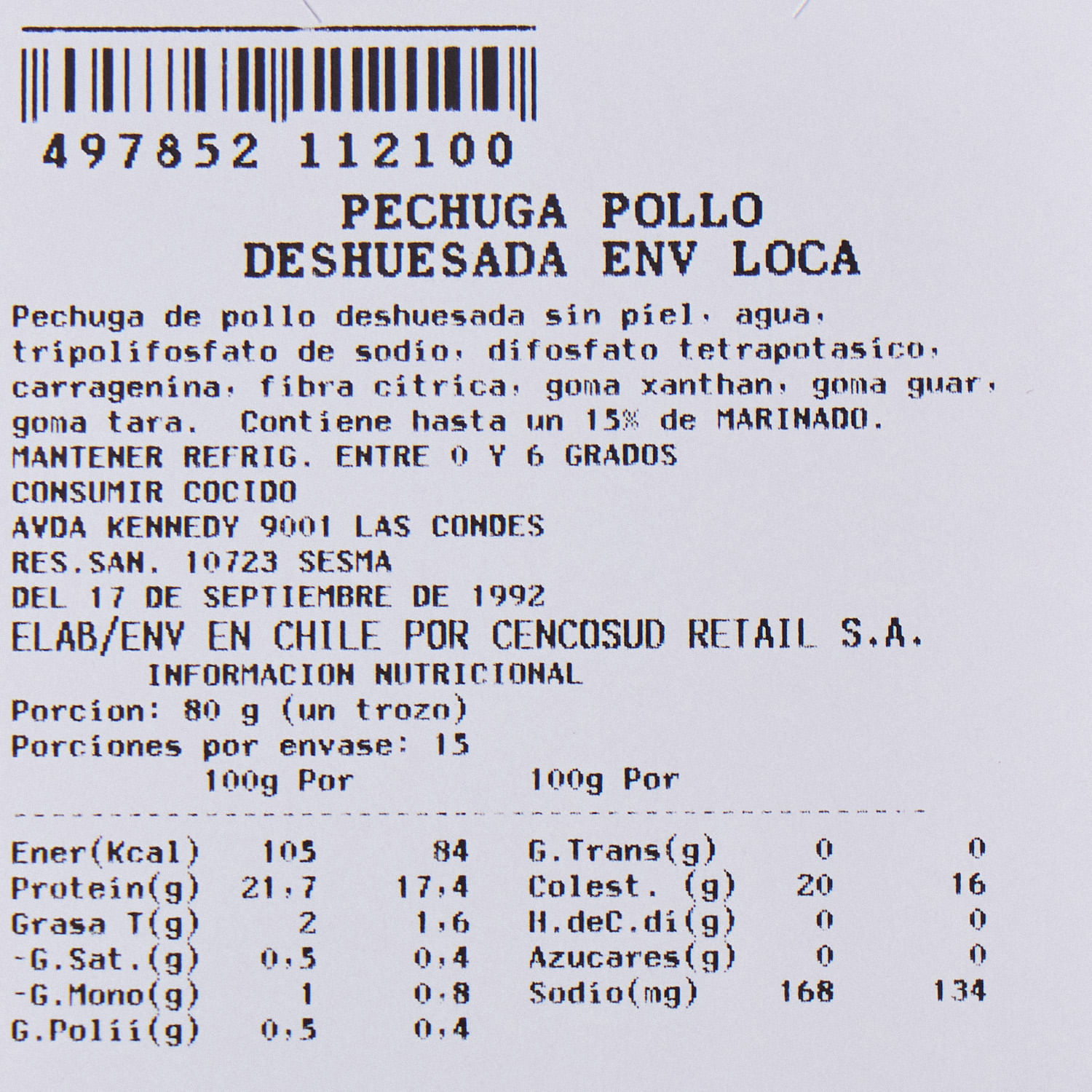 Pechuga Deshuesada de Pollo kg (6 a 7 un. Aprox) - Image 4