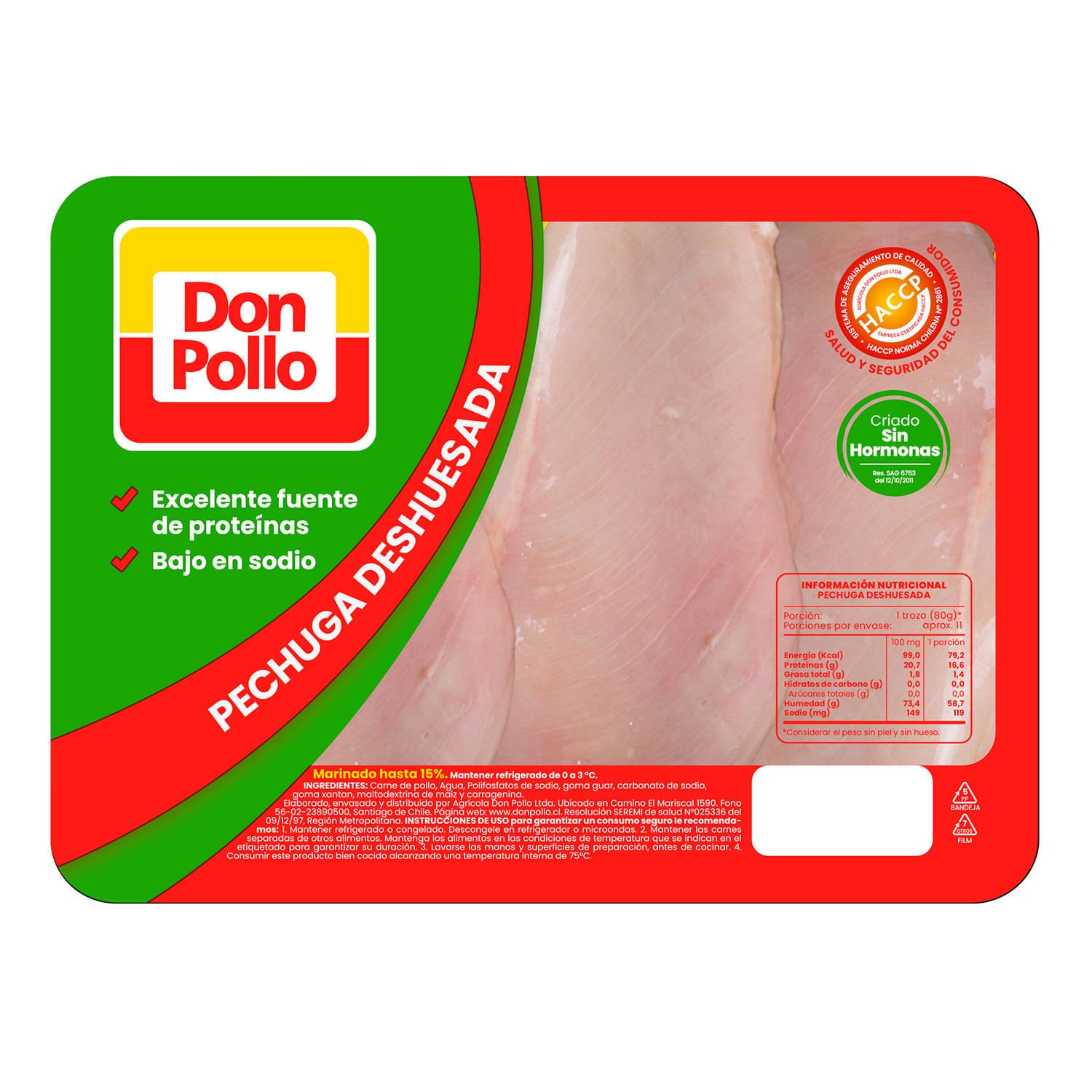 Pechuga Deshuesada de Pollo Don Pollo kg - Image 2