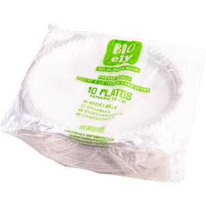 Platos Bioely 25 cm 10 un.
