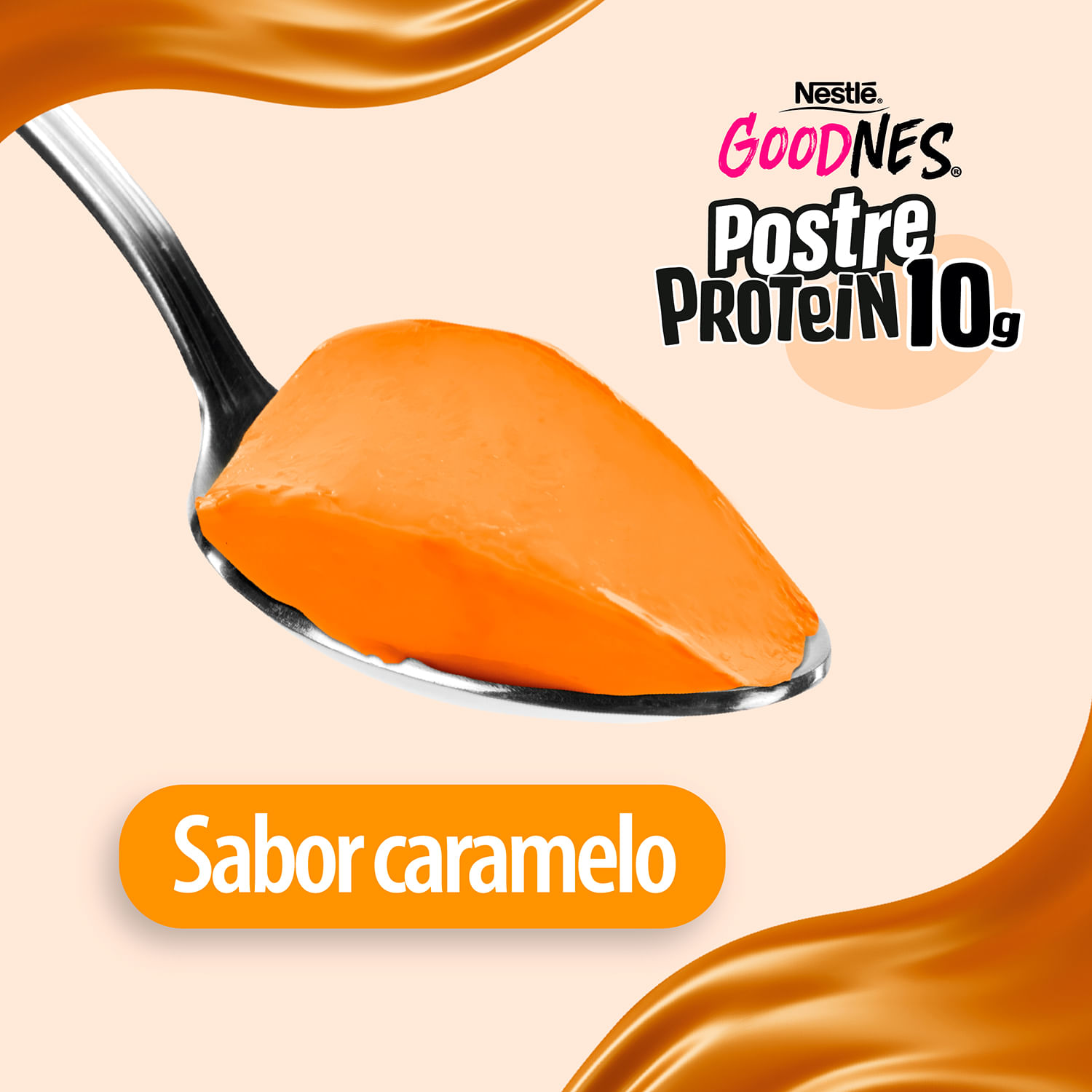 Postre Nestlé Goodnes Protein Caramelo 115 g - Image 3
