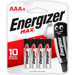 Pilas Alcalinas Energizer AAA 4 un.