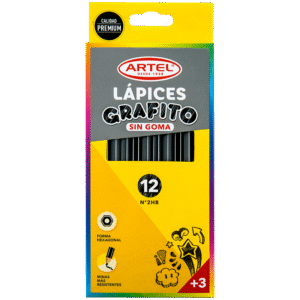 Lápiz Grafito 2B 12 un.