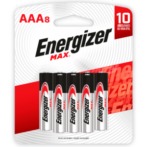 Pilas Energizer Larga Duración AAA 8 un.