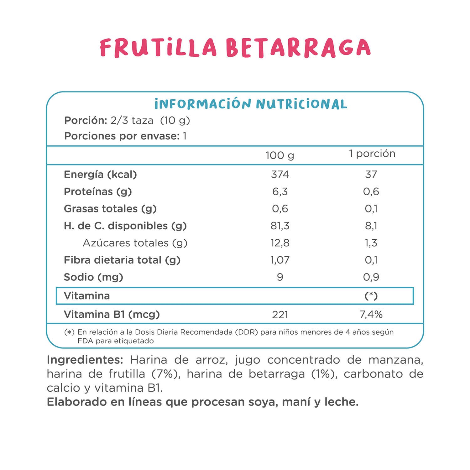 Puffs Kuna Foods Frutilla Betarraga 10 g - Image 4