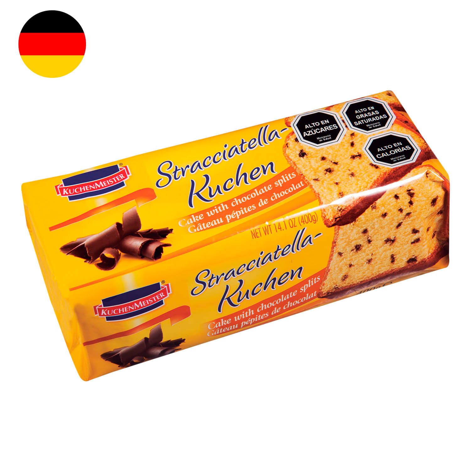 Queque KuchenMeister Stracciatella Trocitos de Chocolate 400 g