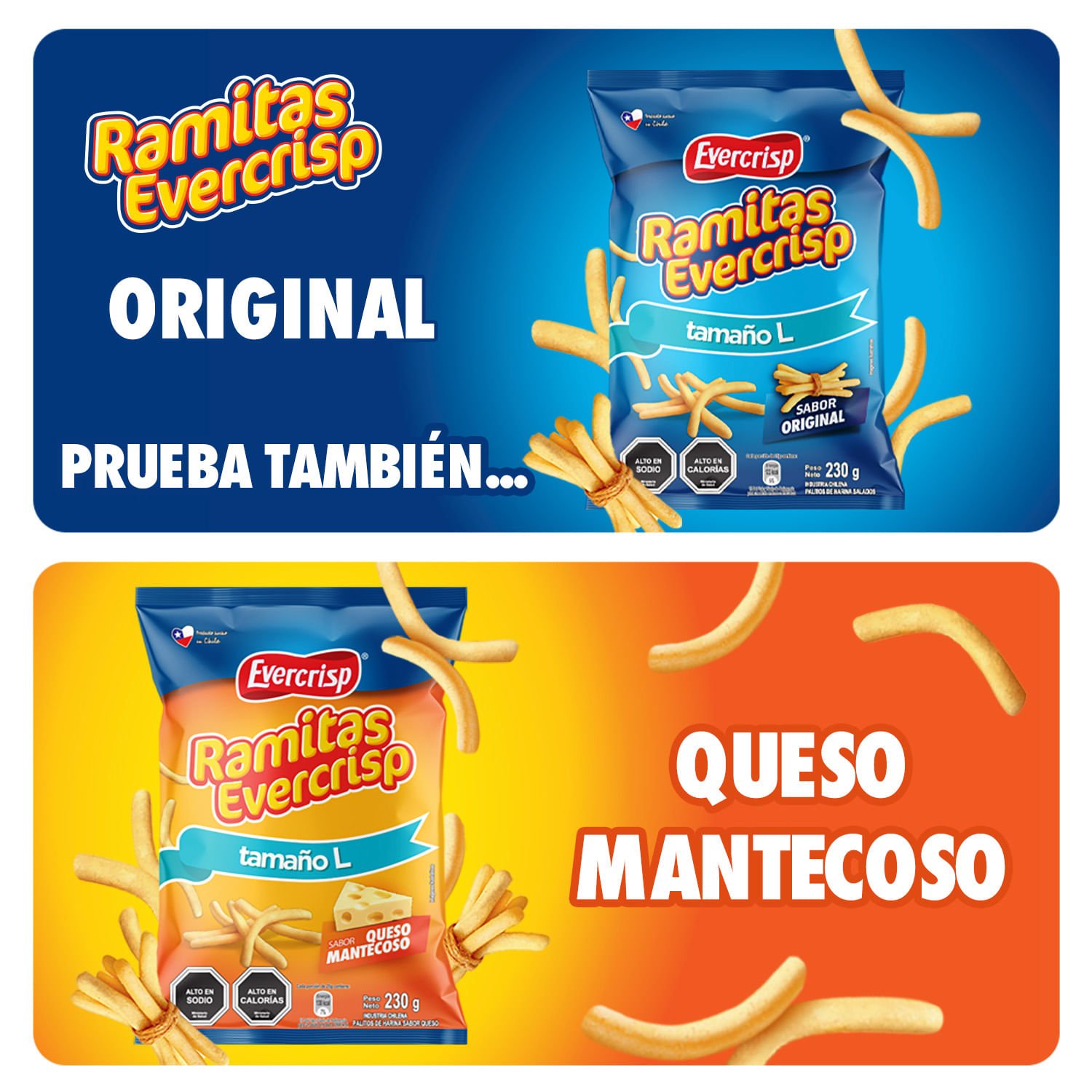 Ramitas Evercrisp Sabor Original 230 g - Image 3