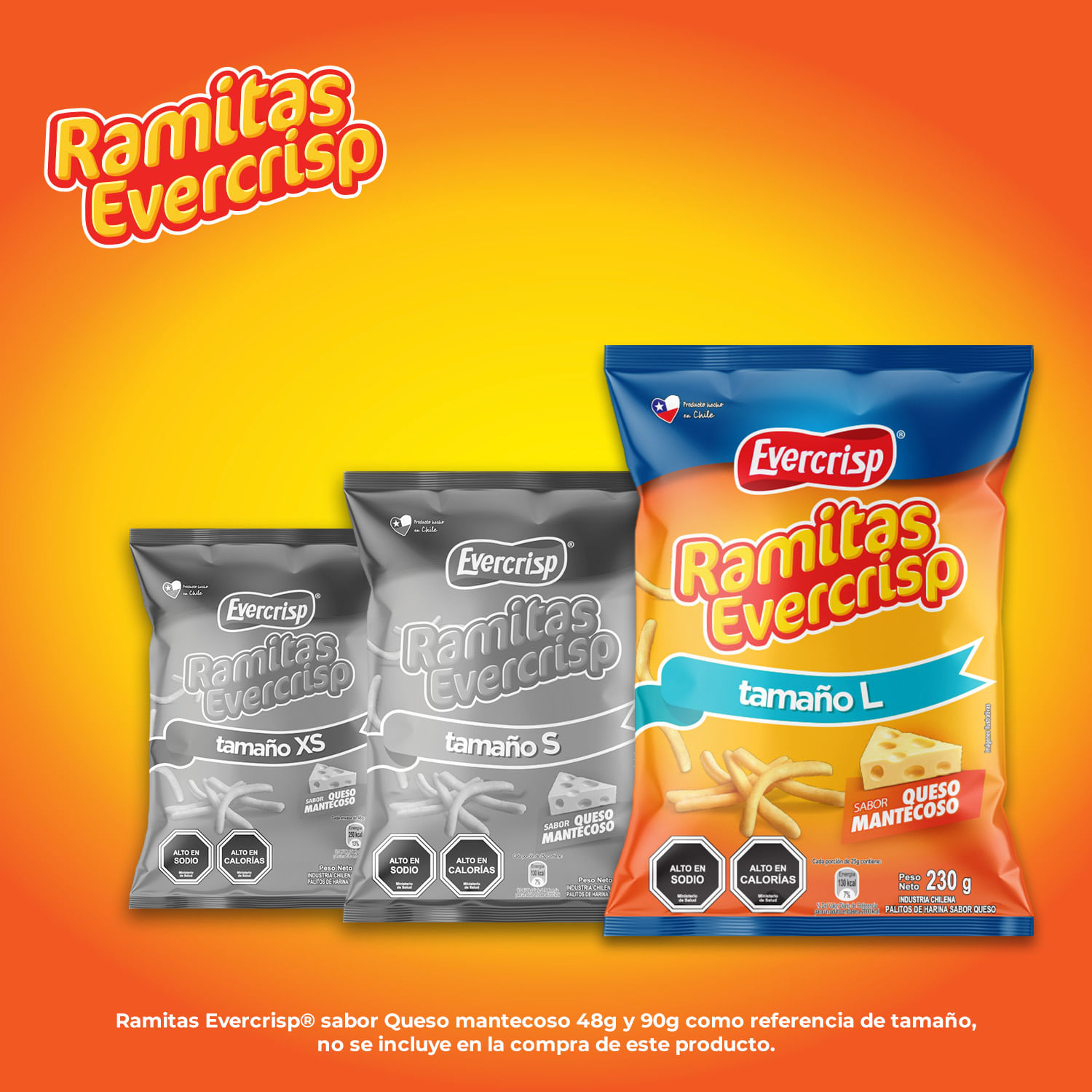 Ramitas Evercrisp Sabor Queso 230 g - Image 4