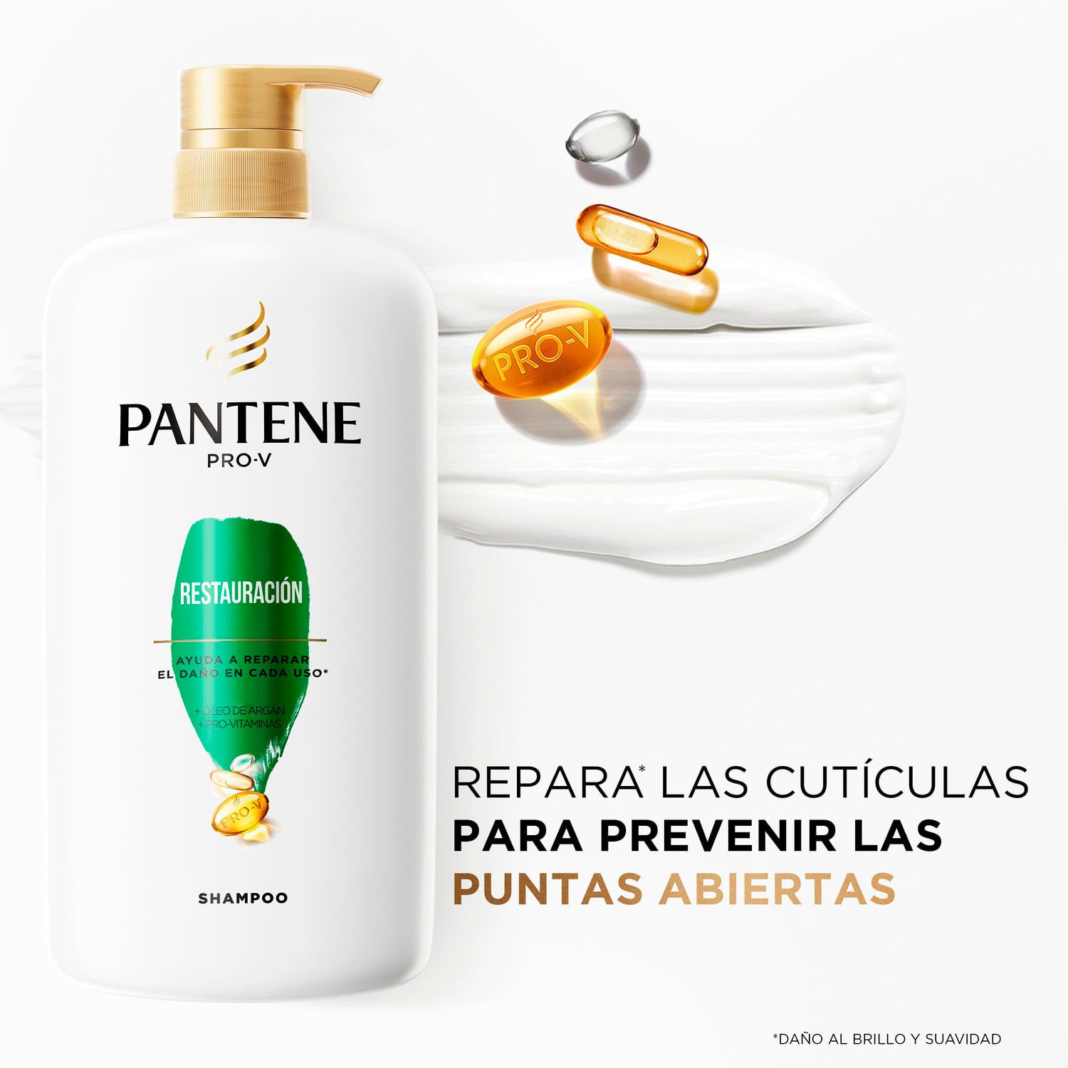 Shampoo Pantene Restauración Profunda 1 L - Image 2