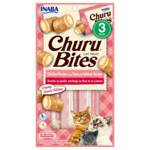 Snack Gato Churu Bites Salmón 3 un. 30g
