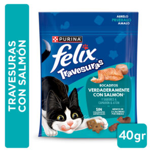 Snack Gato Felix Travesuras Ocean Mix 40 g