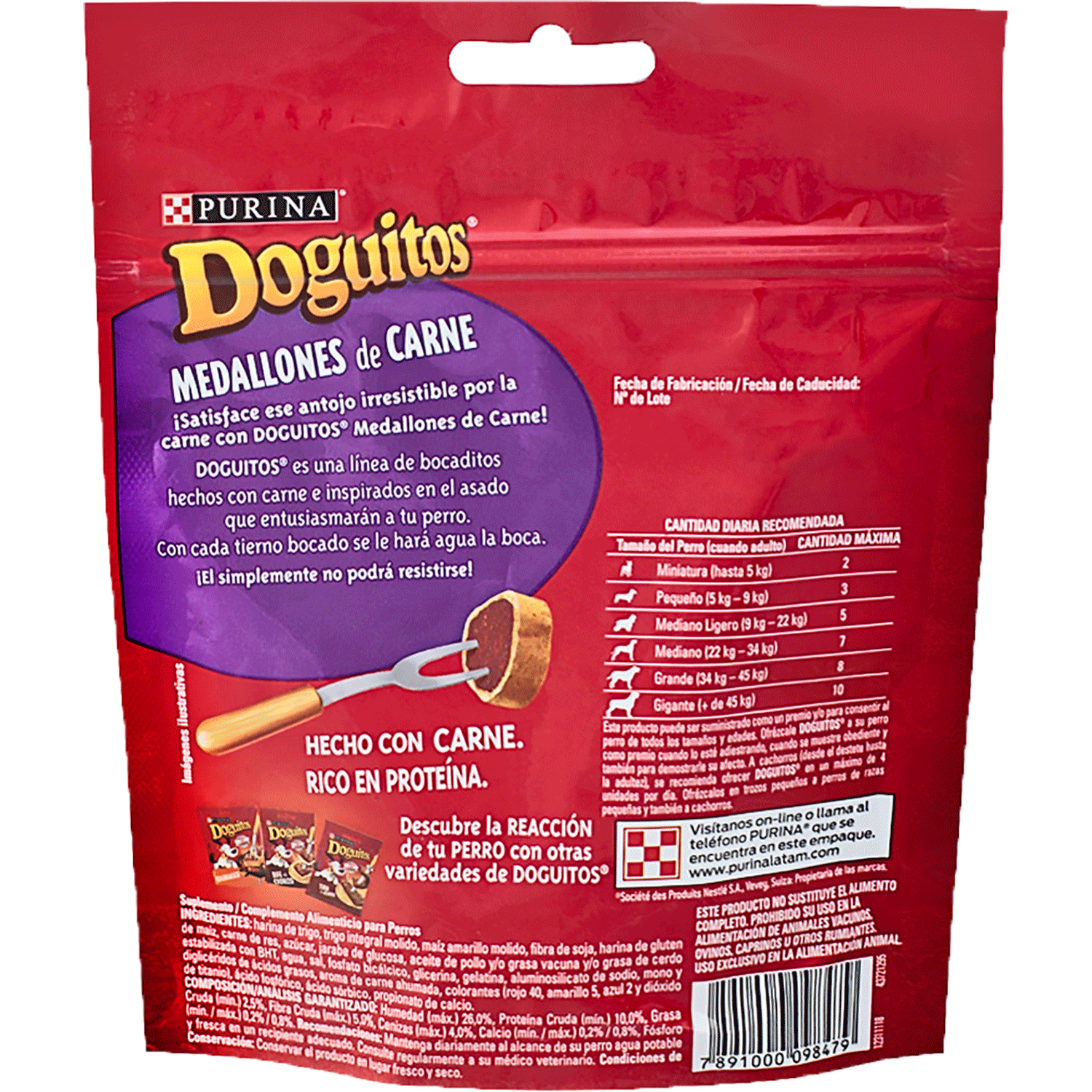 Snack Perro Doguitos Medallones de Carne 65 g - Image 5