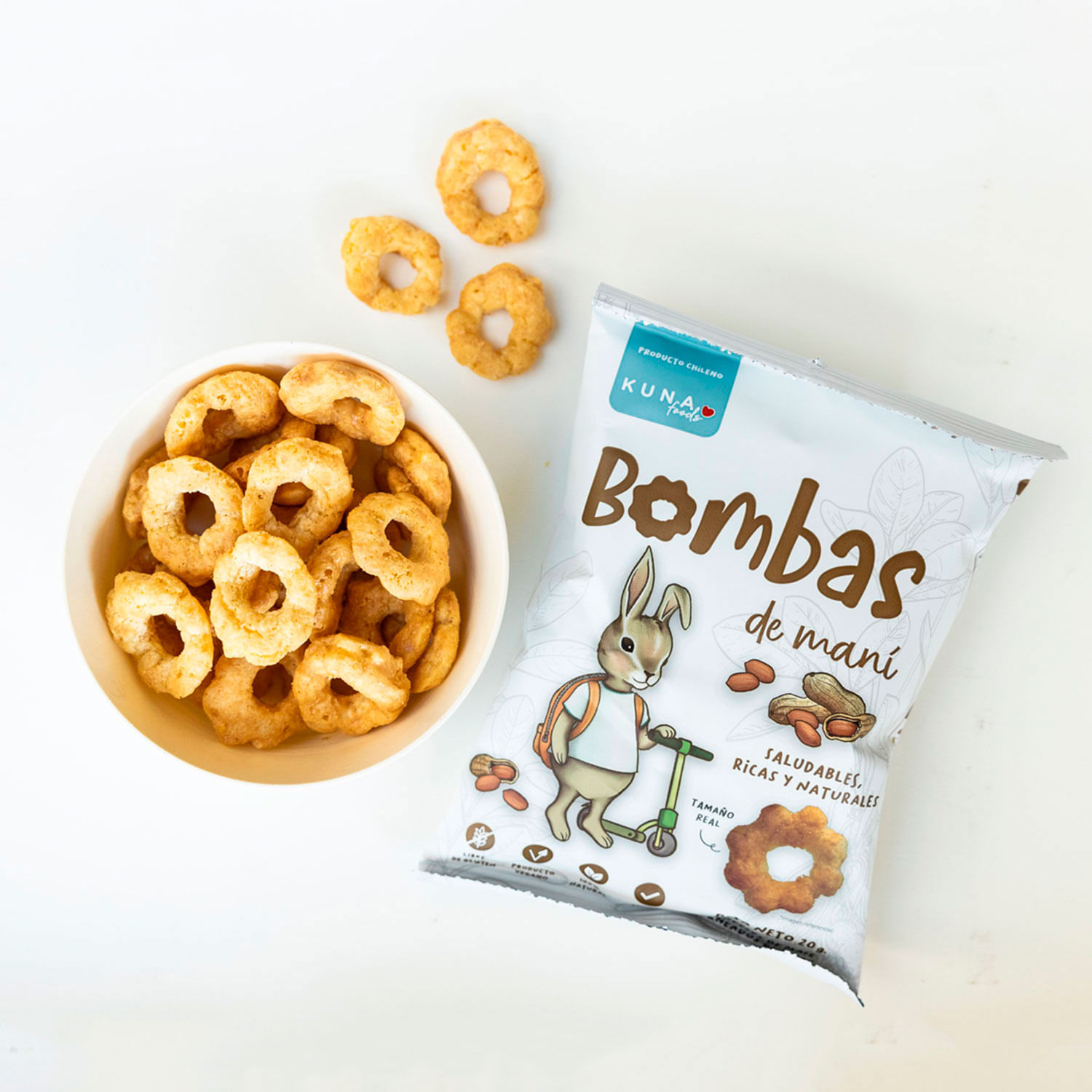 Suflé Kuna Foods Bombas Maní 20 g - Image 2