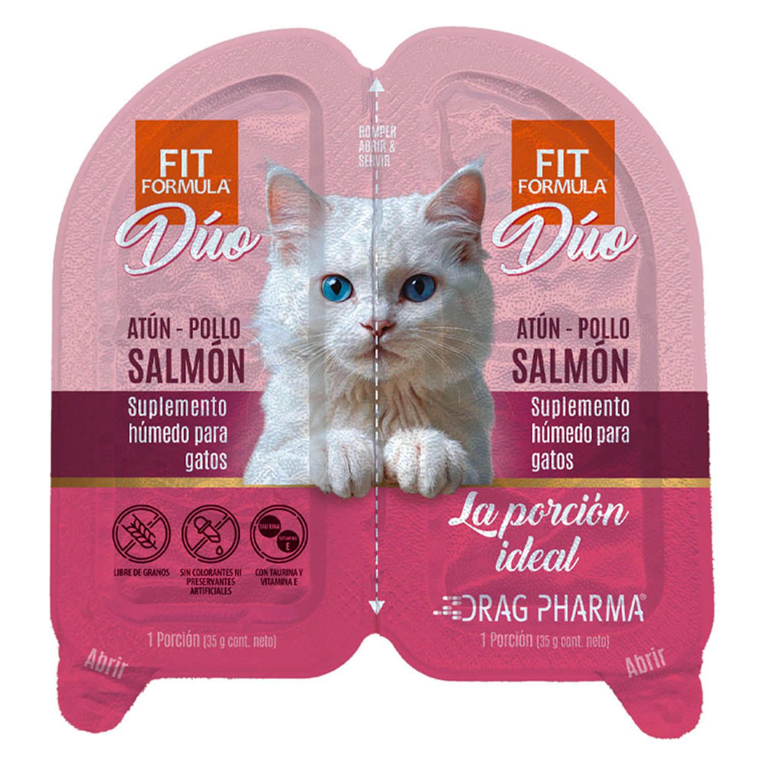 Suplemento Fit Duo Atún, Pollo y Salmón 35 g