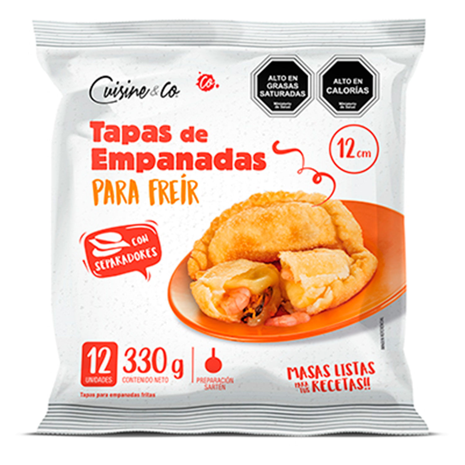 Tapa para Empanada Cuisine & Co para Freír 330 g
