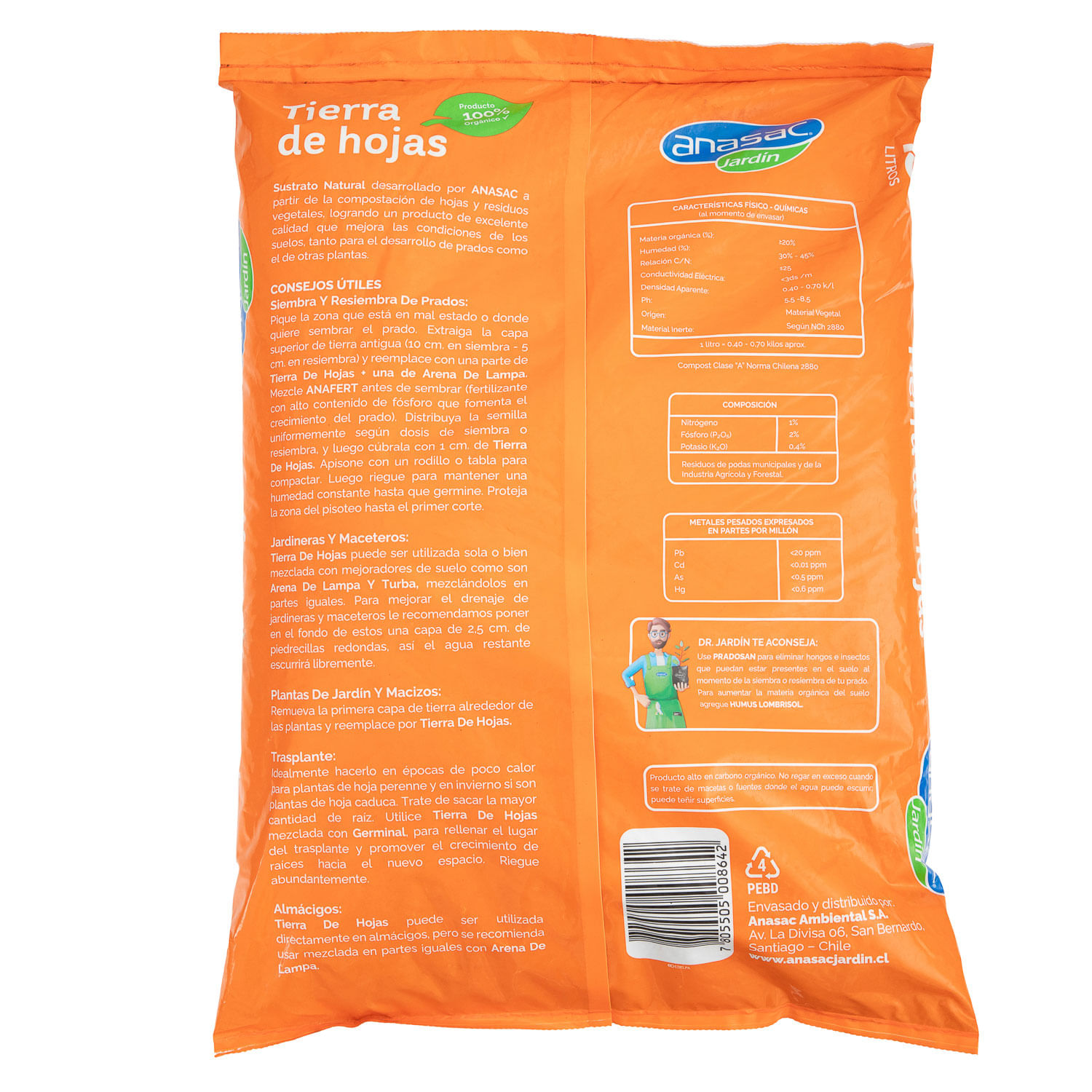 Tierra de Hoja Anasac 15 L - Image 2