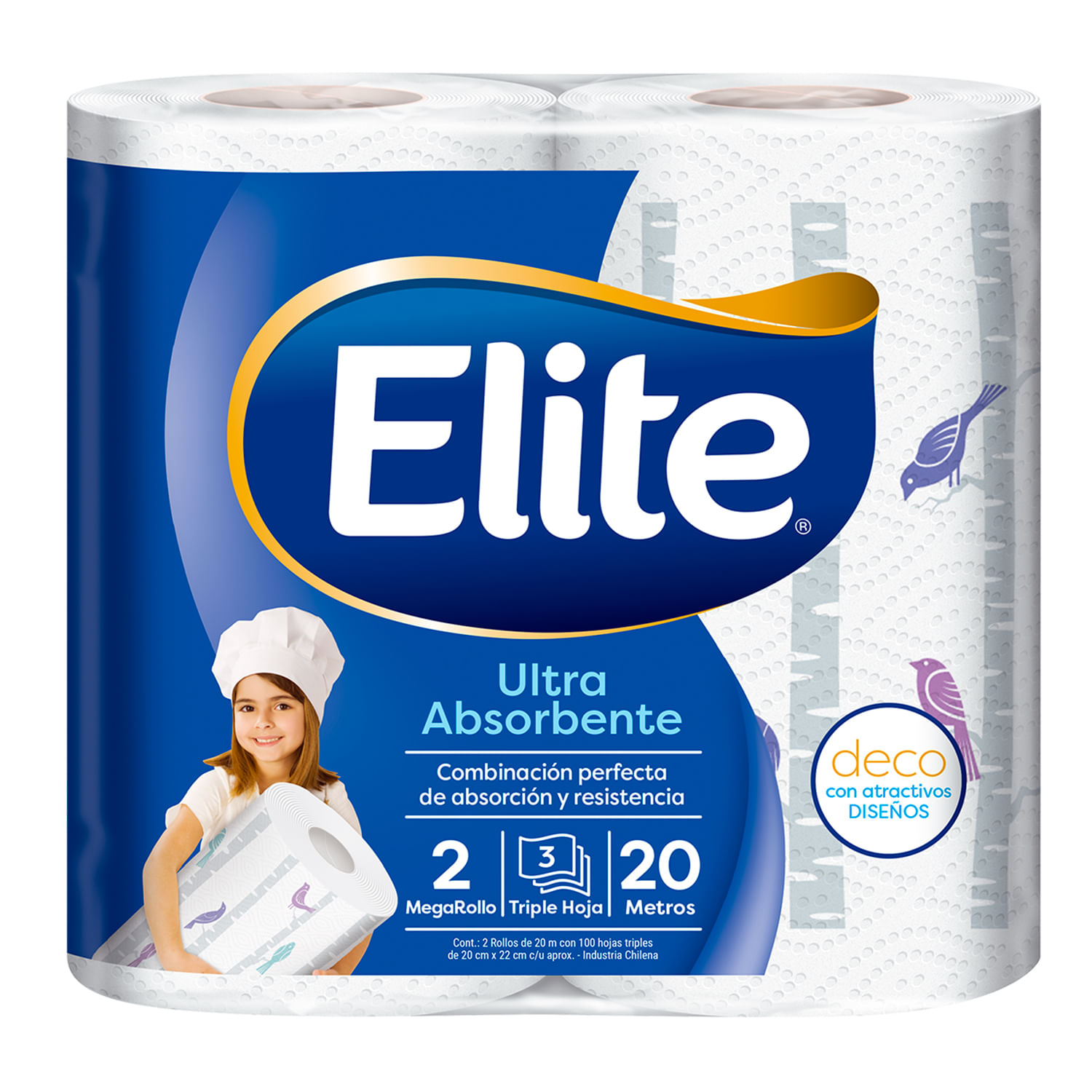 Toalla de Papel Elite Deco 20 m 2 un. - Image 2