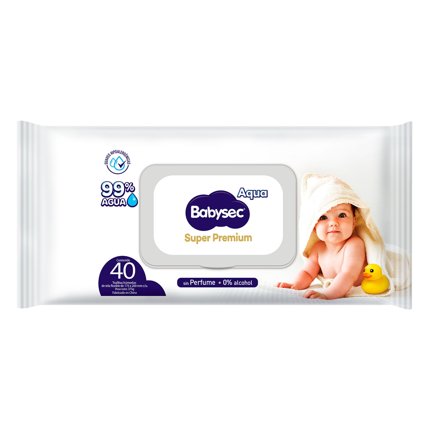 Toallas Húmedas Babysec Super Premium 40 un. - Image 2
