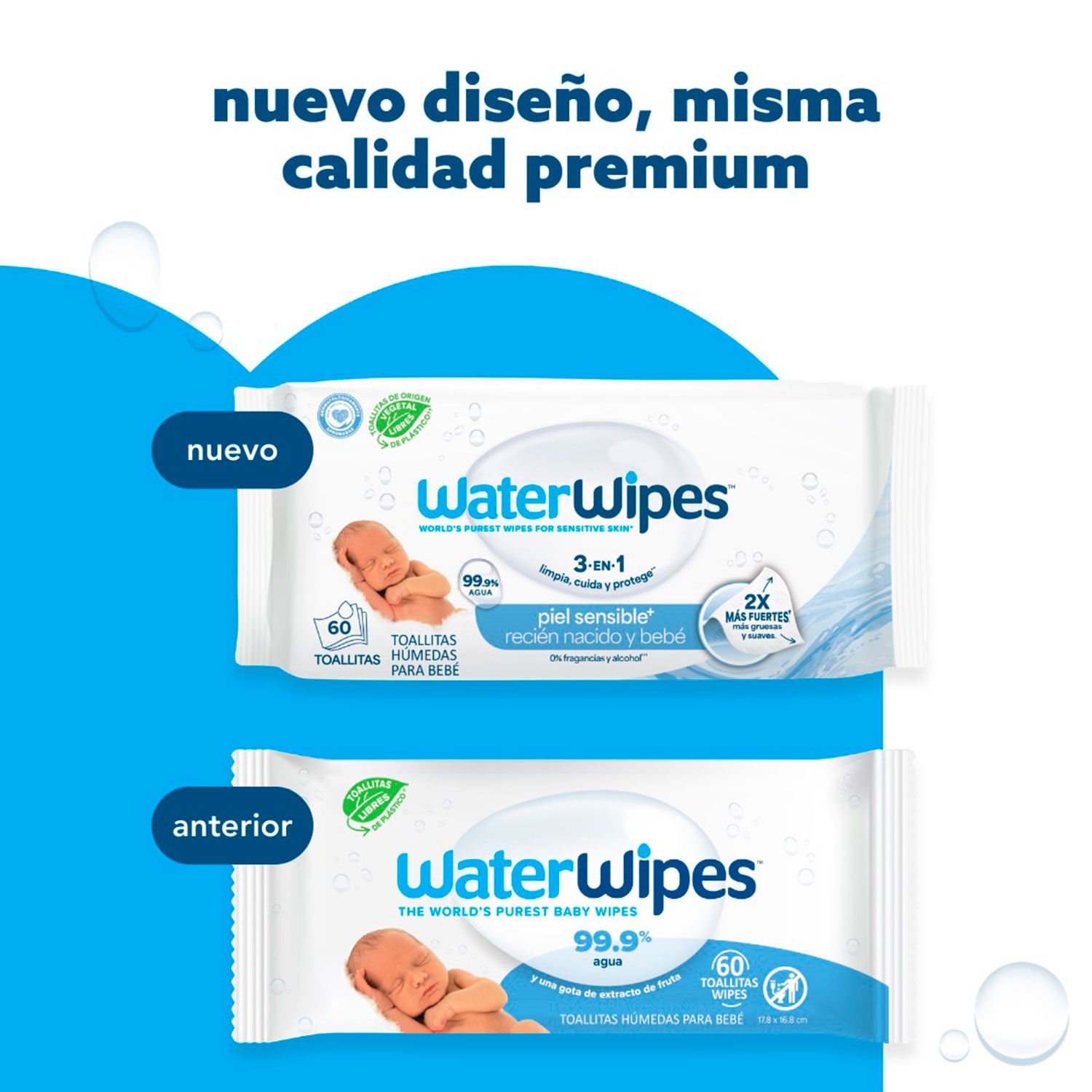 Toallas Húmedas WaterWipes Bio 60 un. - Image 3