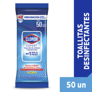 Toallitas Desinfectantes Clorox Expert Flowpack 50 un.