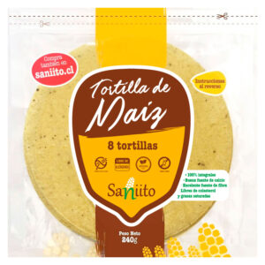 Tortillas de Maíz Saniito Sin Gluten 240 g 8 un.