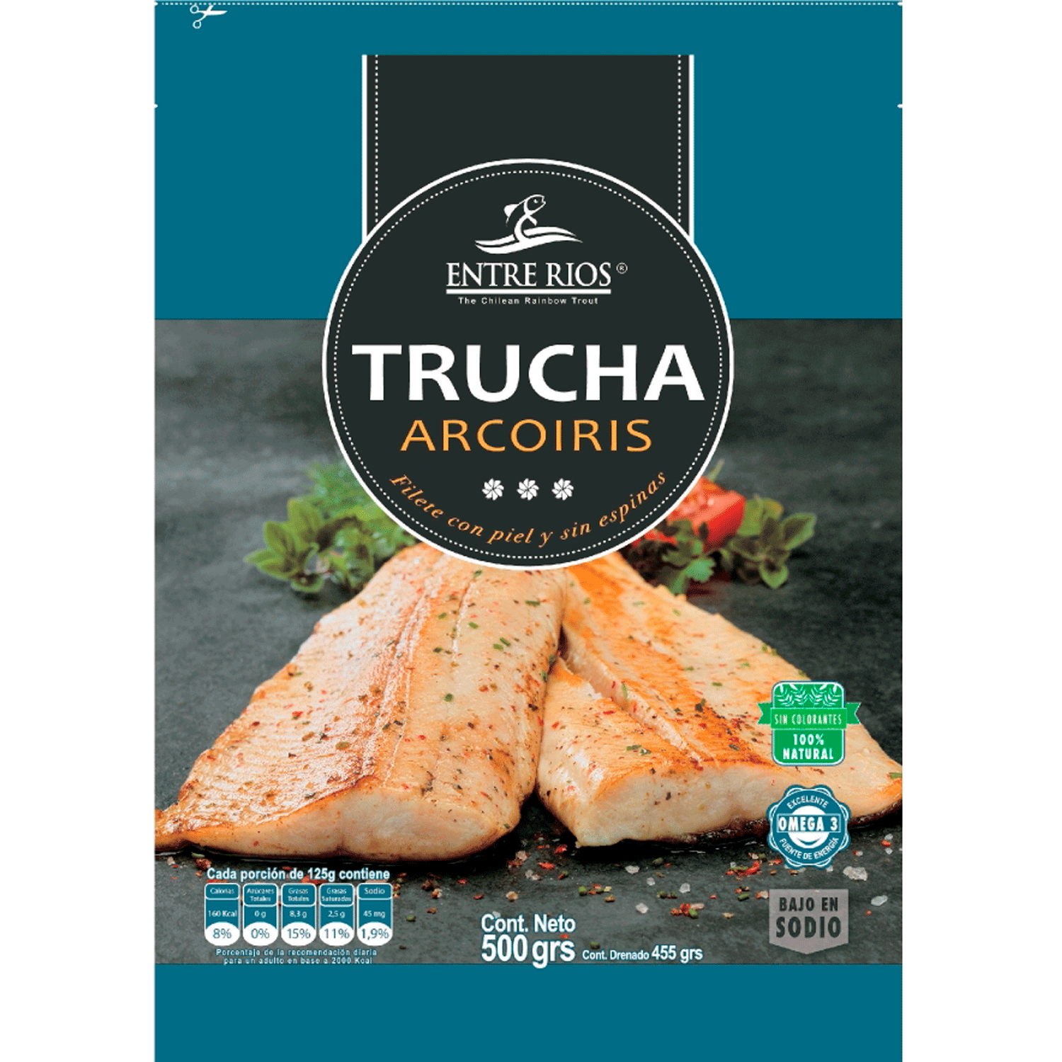 Trucha Filete Congelada 500 g