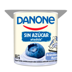 Yogurt Batido Danone Light & Free Arándano 115 g