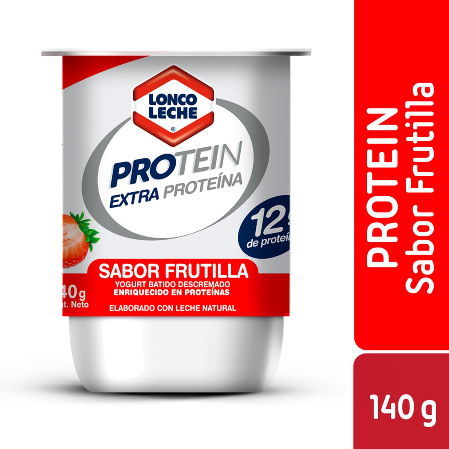 Yogurt Loncoleche Proteína Frutilla 140 g
