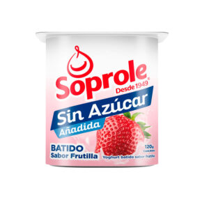 Yogurt Soprole Sin Azúcar Frutilla 120 g